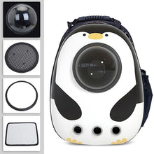 Load image into Gallery viewer, Free shipping Cat bag Breathable Portable Pet Carrier Bag Outdoor Travel backpack for cat and dog Transparent Space pet Backpack