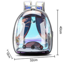 Load image into Gallery viewer, Free shipping Cat bag Breathable Portable Pet Carrier Bag Outdoor Travel backpack for cat and dog Transparent Space pet Backpack
