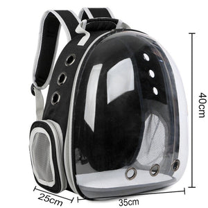 Free shipping Cat bag Breathable Portable Pet Carrier Bag Outdoor Travel backpack for cat and dog Transparent Space pet Backpack