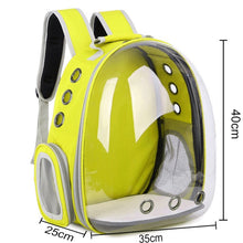 Load image into Gallery viewer, Free shipping Cat bag Breathable Portable Pet Carrier Bag Outdoor Travel backpack for cat and dog Transparent Space pet Backpack
