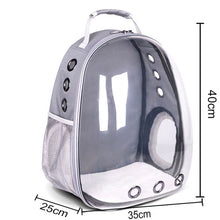 Load image into Gallery viewer, Free shipping Cat bag Breathable Portable Pet Carrier Bag Outdoor Travel backpack for cat and dog Transparent Space pet Backpack
