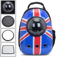 Load image into Gallery viewer, Free shipping Cat bag Breathable Portable Pet Carrier Bag Outdoor Travel backpack for cat and dog Transparent Space pet Backpack

