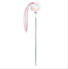 Load image into Gallery viewer, Cat Interactive Toy Stick Feather Wand With Small Bell Mouse Cage Toys Plastic Artificial Colorful Cat Teaser Toy Pet Supplies
